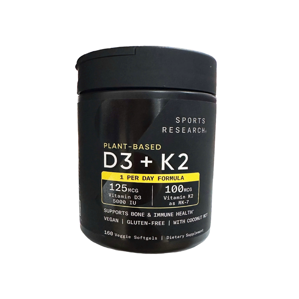 Sports Research D3 + K2, 160 Veggie Softgels