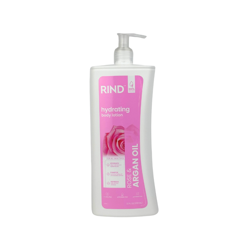 RIND Rose & Argan Oil Body Lotion 22oz