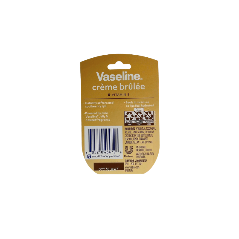Vaseline Lip Therapy Creme Brulee 0.25oz