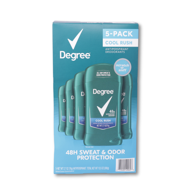 Degree Men Dry Protection Antiperspirant & Deodorant, Cool Rush 5/2.7 oz