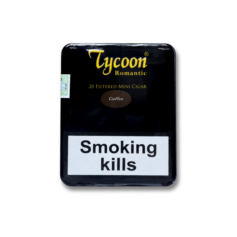 Tycoon Mini Cigar Tin Box 20's - Coffee