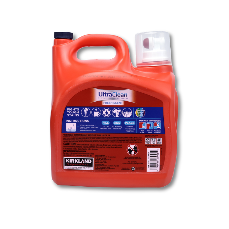 Kirkland Signature Ultra Clean HE Liquid Detergent, 194 fl oz