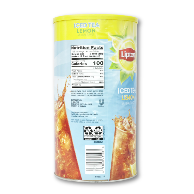 Lipton Lemon Iced Tea Mix 89.8oz