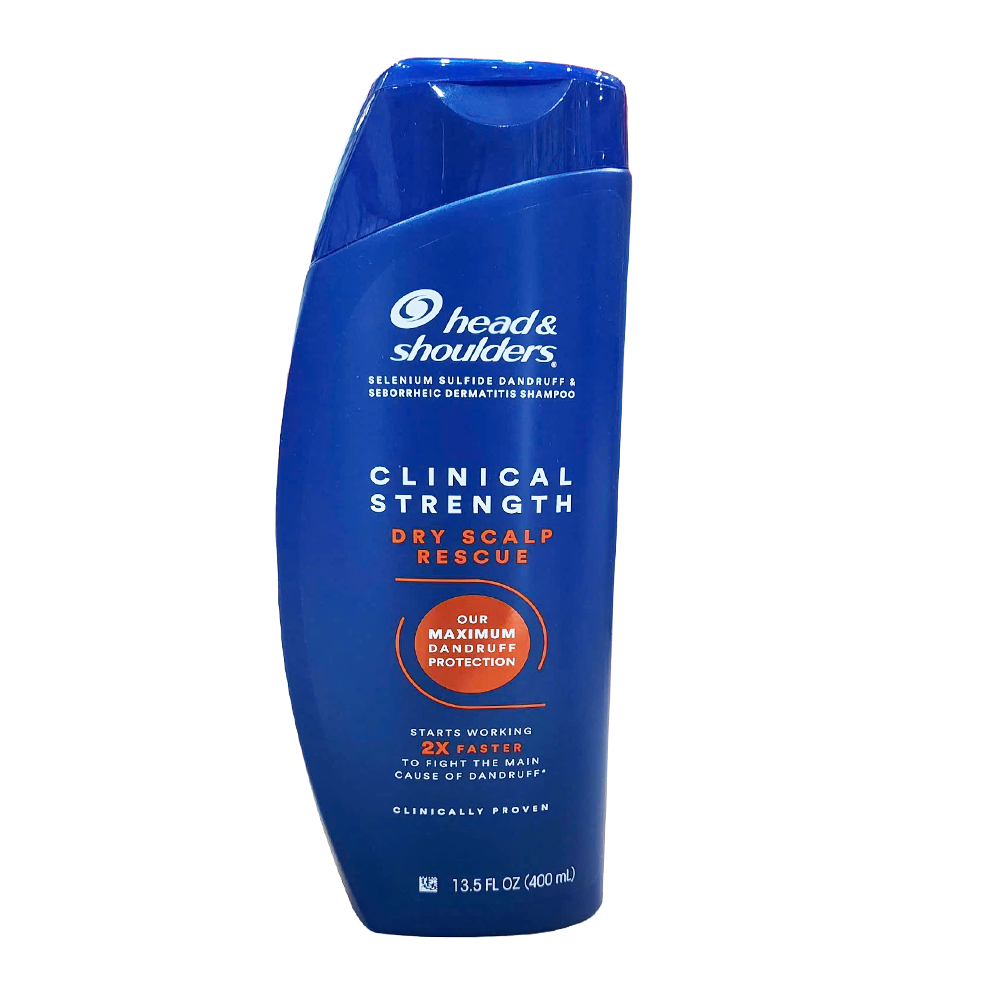 Head & Shoulders Clinical Strength Dry Scalp Rescue Shampoo,13.5 oz