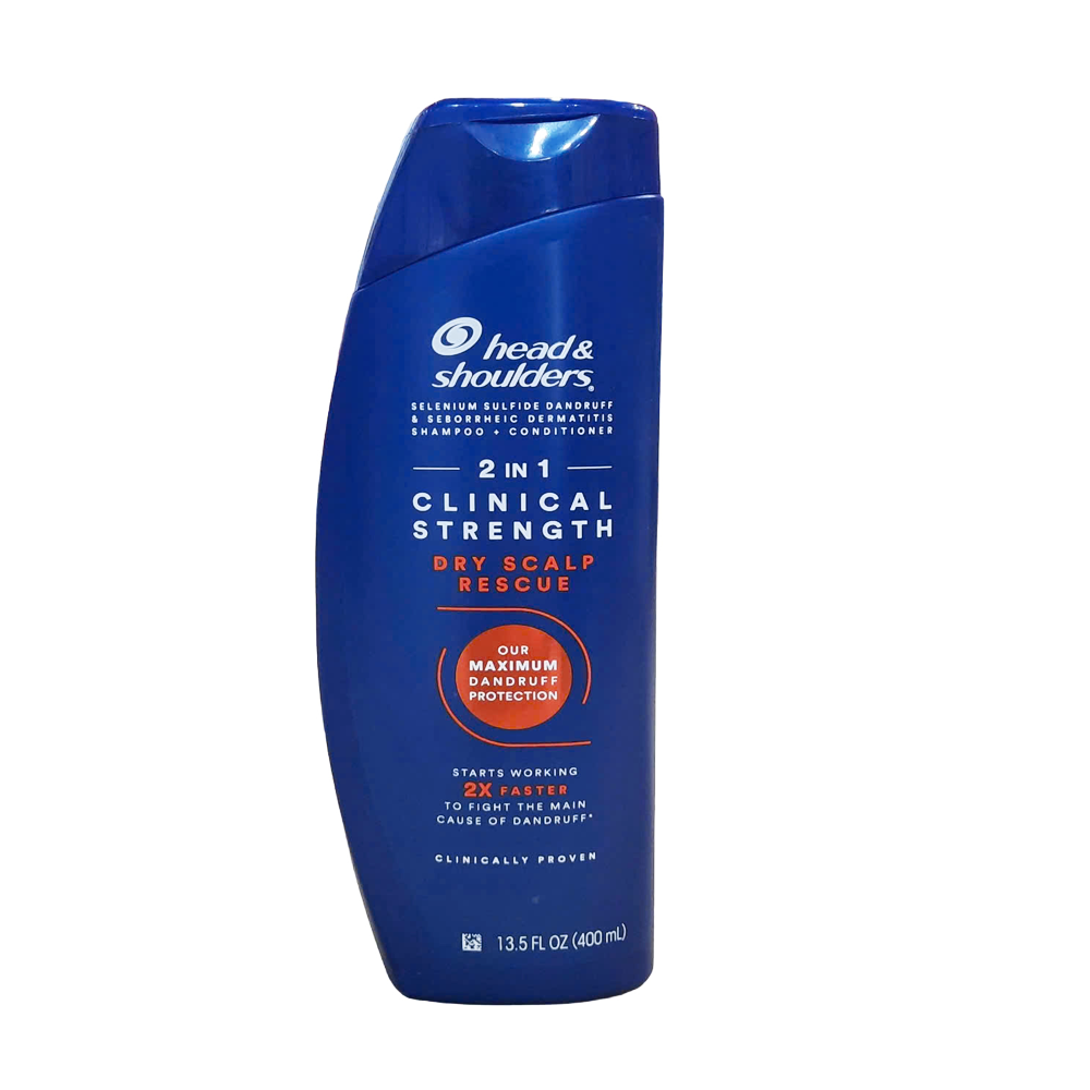 Head & Shoulders Clinical Strength 2in1 Dry Scalp Rescue,13.5 oz