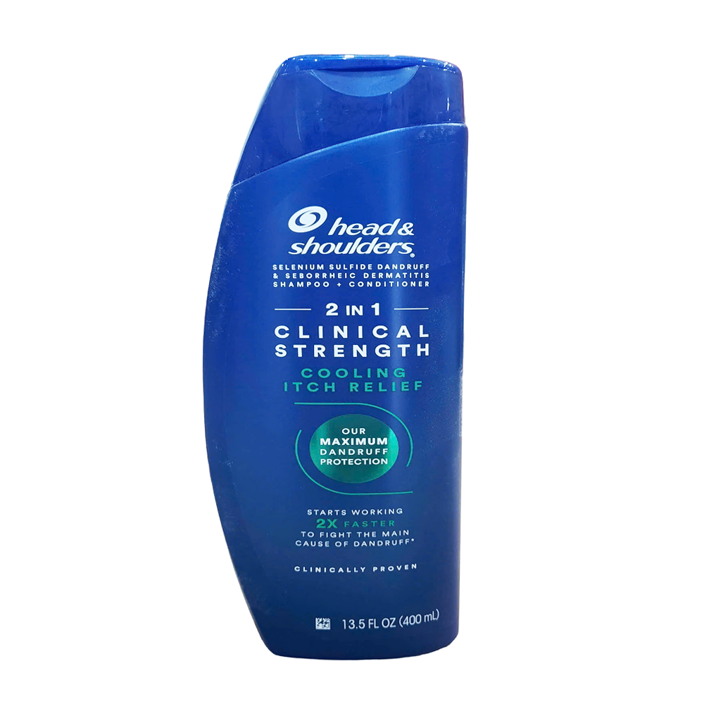 Head & Shoulders Clinical Strength 2in1 Cooling Itch Relief, 13.5 oz