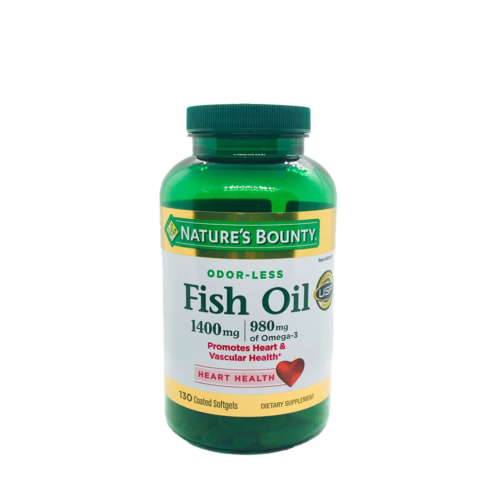 Natures Bounty Fish Oil  1400Mg  130 softgels