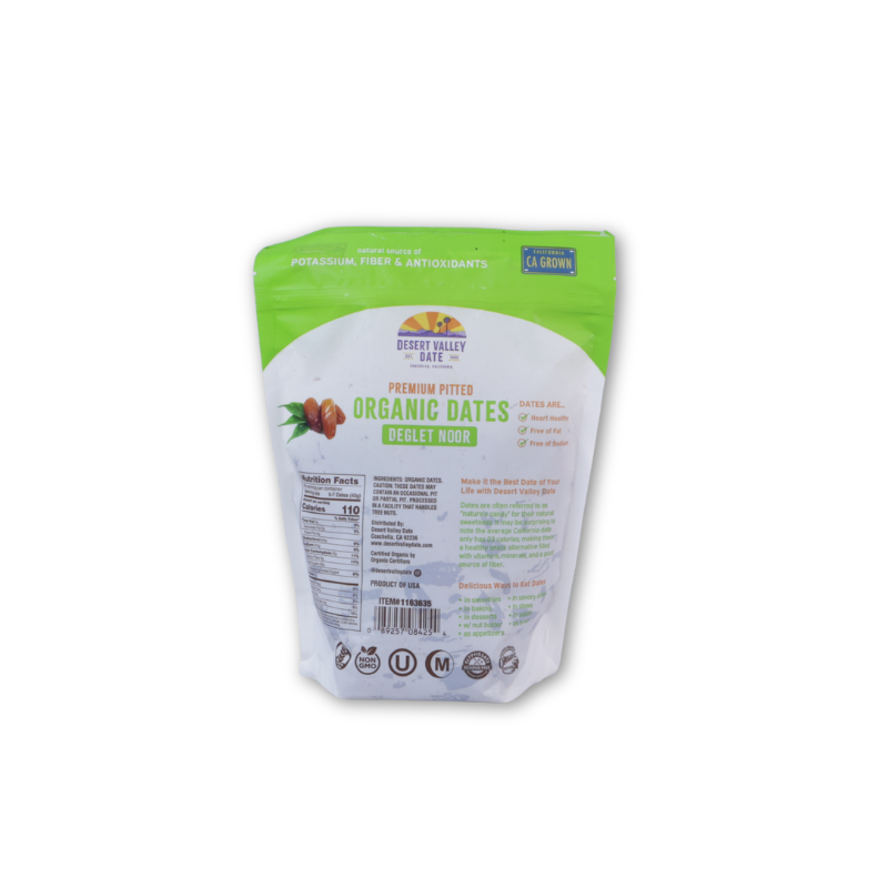 Organic Desert Valley Deglet Noor Dates  2.5lb (1.13 kg)