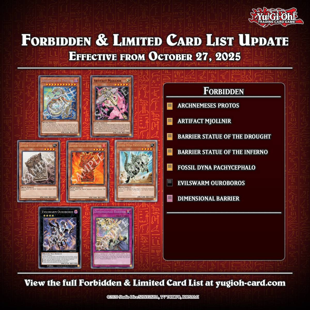 [TCG] Phân tích Banlist Khẩn cấp Tháng 10/2025: Konami đã chịu 