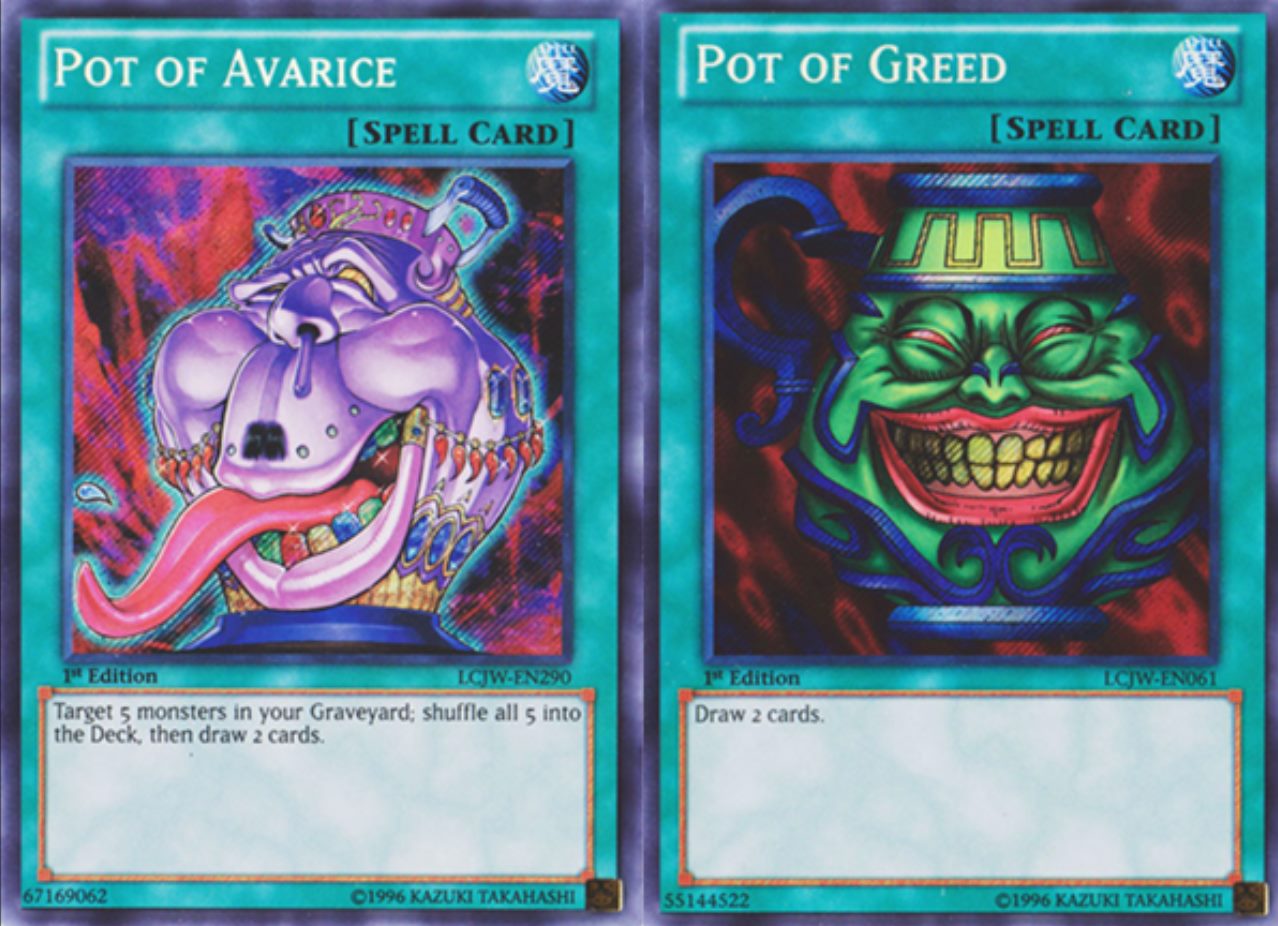 pot of avarice - pot of greed yugioh