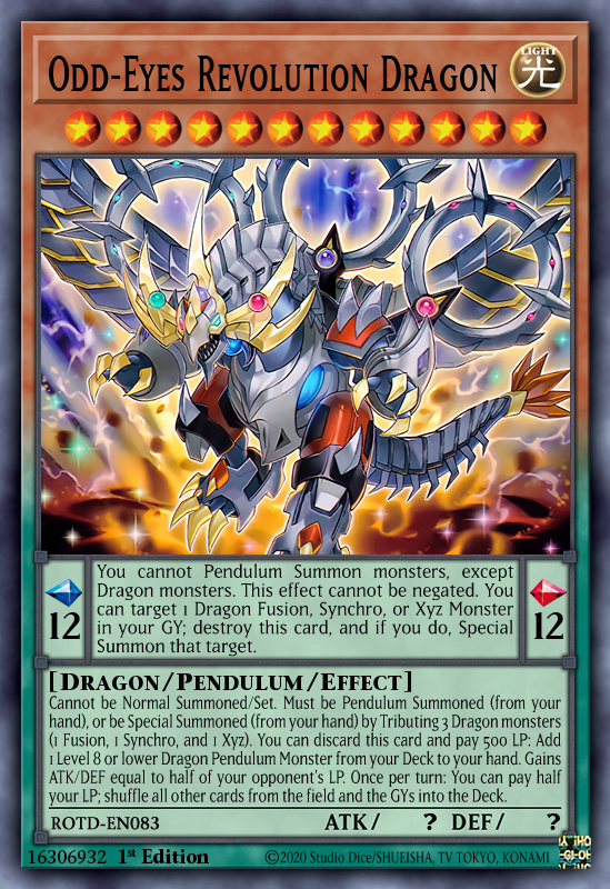 Odd-Eyes Revolution Dragon