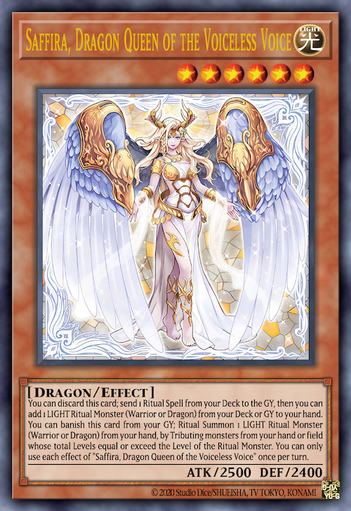 Saffira, Dragon Queen of the Voiceless Voice