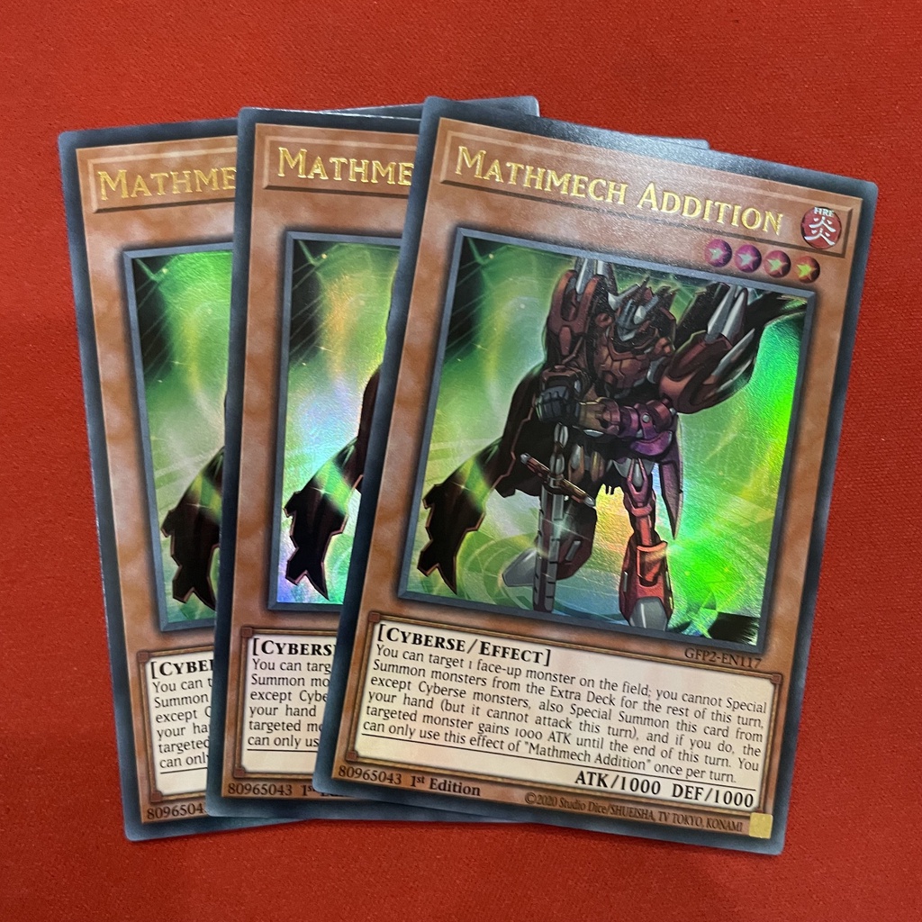 Matchmech Addition Carta GFP2-EN117 1st Ed Mathmech Addition Ultra Rare GFP2-EN117 Yugioh ...