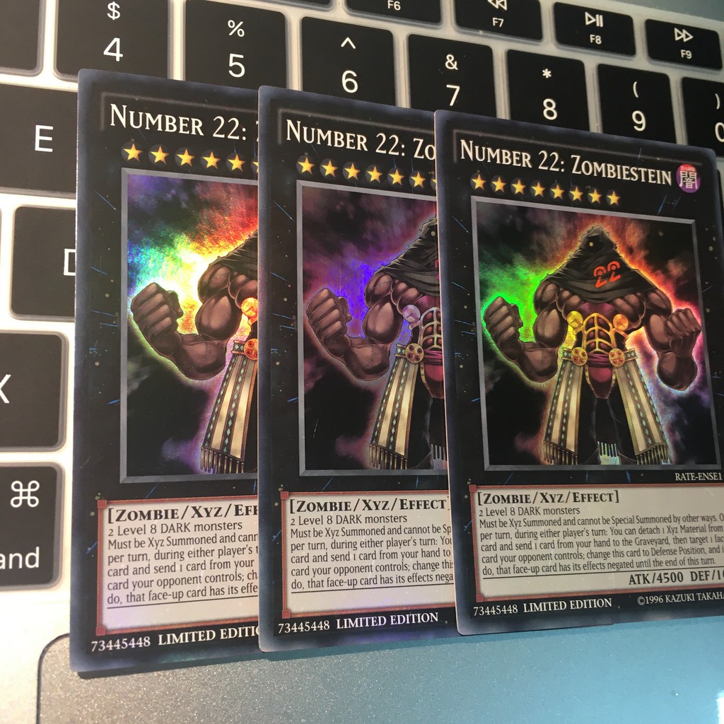 Yugioh! LP Number 22: Zombiestein - RATE-ENSE1 - Super Rare - Limited Edition Li Yugioh! LP Number 22: Zombiestein - RATE-ENSE1 - Super Rare - Limited Edition Li