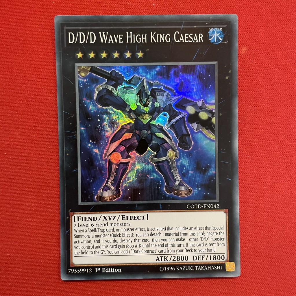 [EN]Thẻ Bài Yugioh Chính Hãng] D/D/D Wave High King Caesar