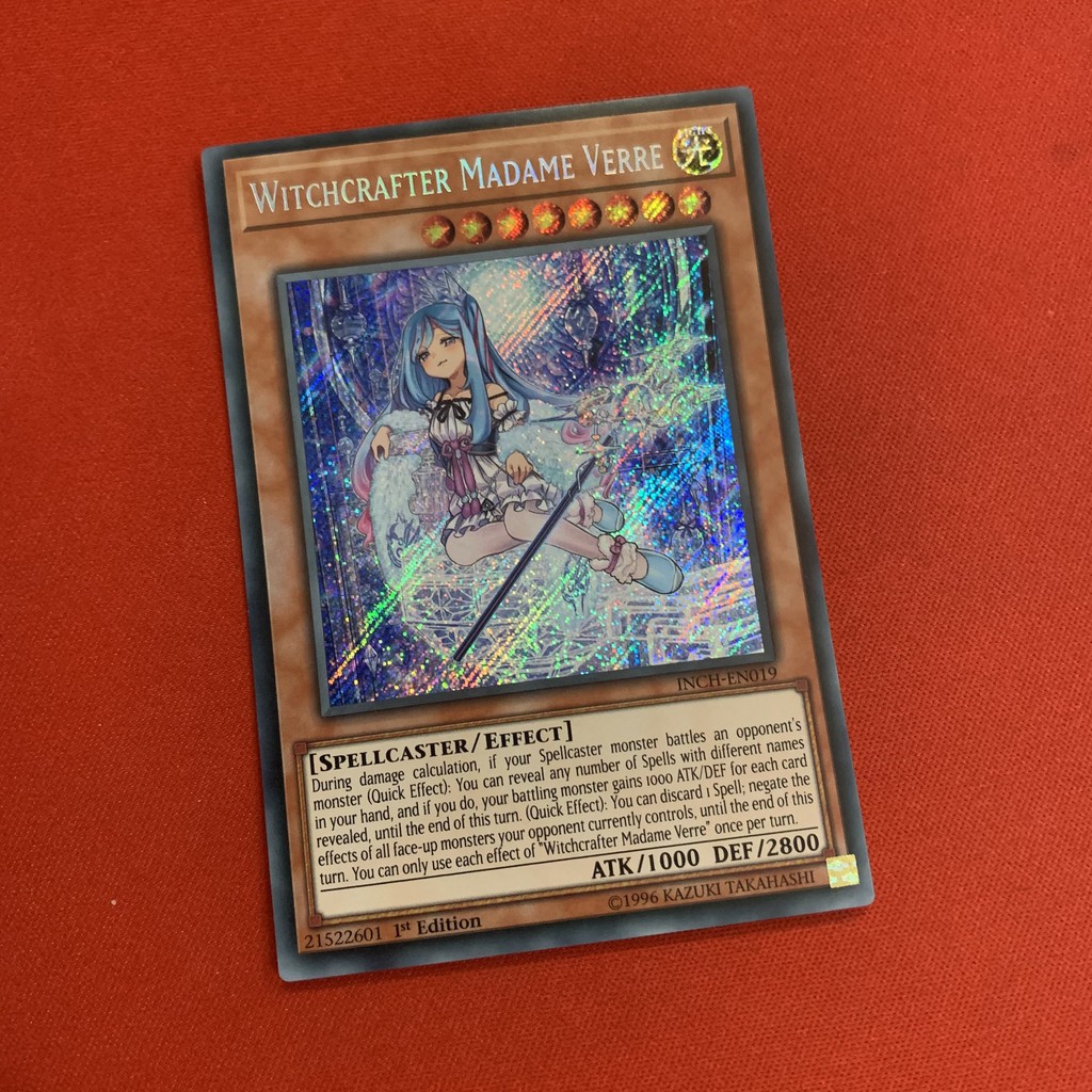 Witchcrafter Madame Verre – DUOV-EN073 Ultra Rare 1st Edition Yu-Gi-Oh! Card