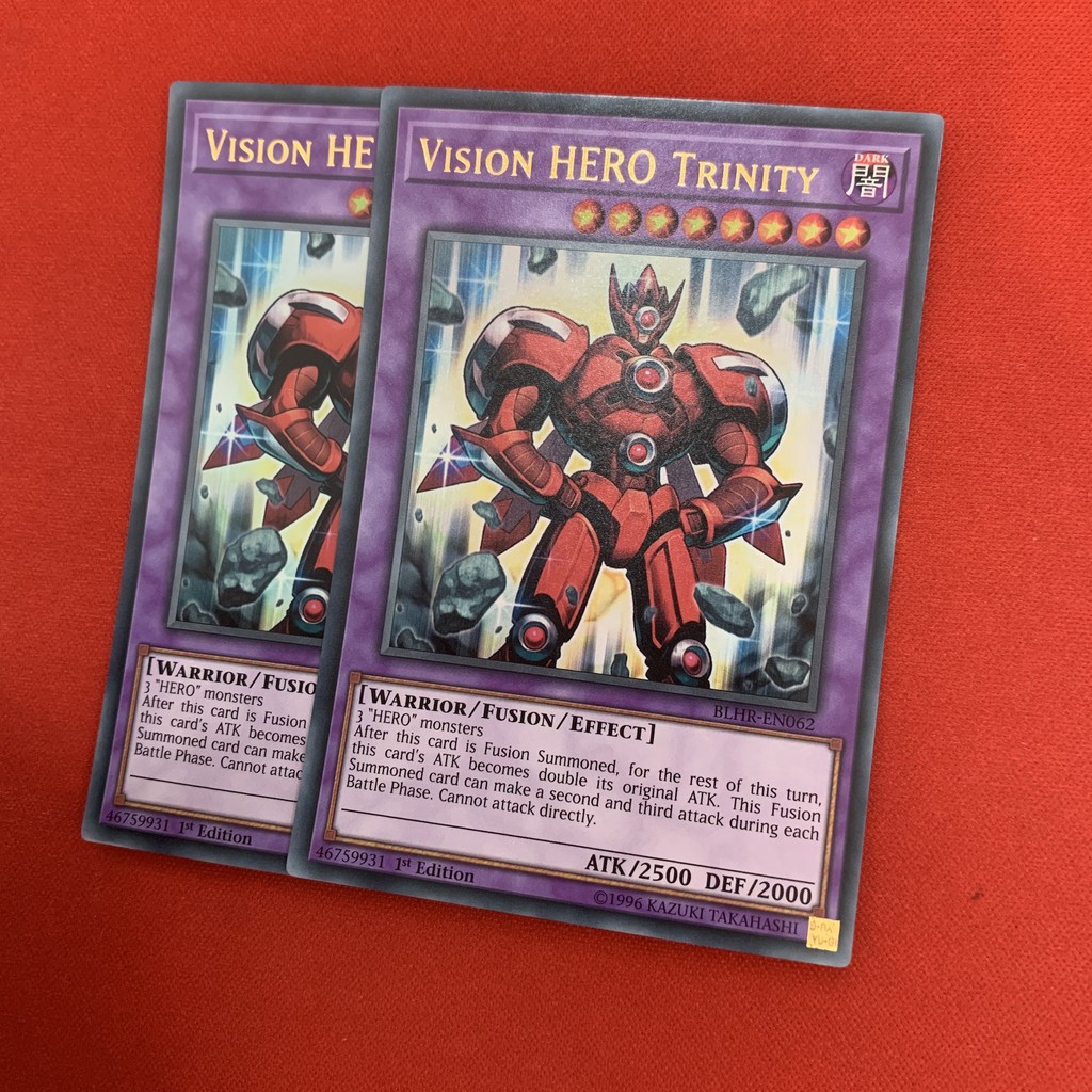 Vision HERO Trinity - BLHR-EN062 - Ultra Rare 1st Edition - Yu-Gi-Oh! TCG Card EURO Vision HERO Trinity - BLHR-EN062 - Ultra Rare 1st Edition - Yu-Gi-Oh! TCG Card EURO