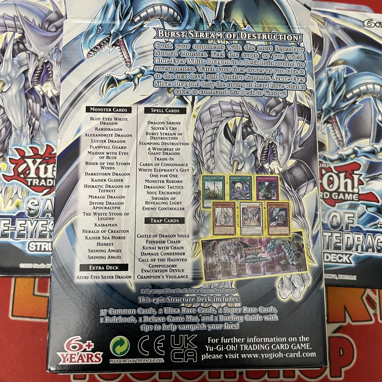 Yu-Gi-Oh! Saga Of Blue Eyes White Dragon Structure Deck | Includes Blue-Eyes & Yu-Gi-Oh! Saga Of Blue Eyes White Dragon Structure Deck | Includes Blue-Eyes &