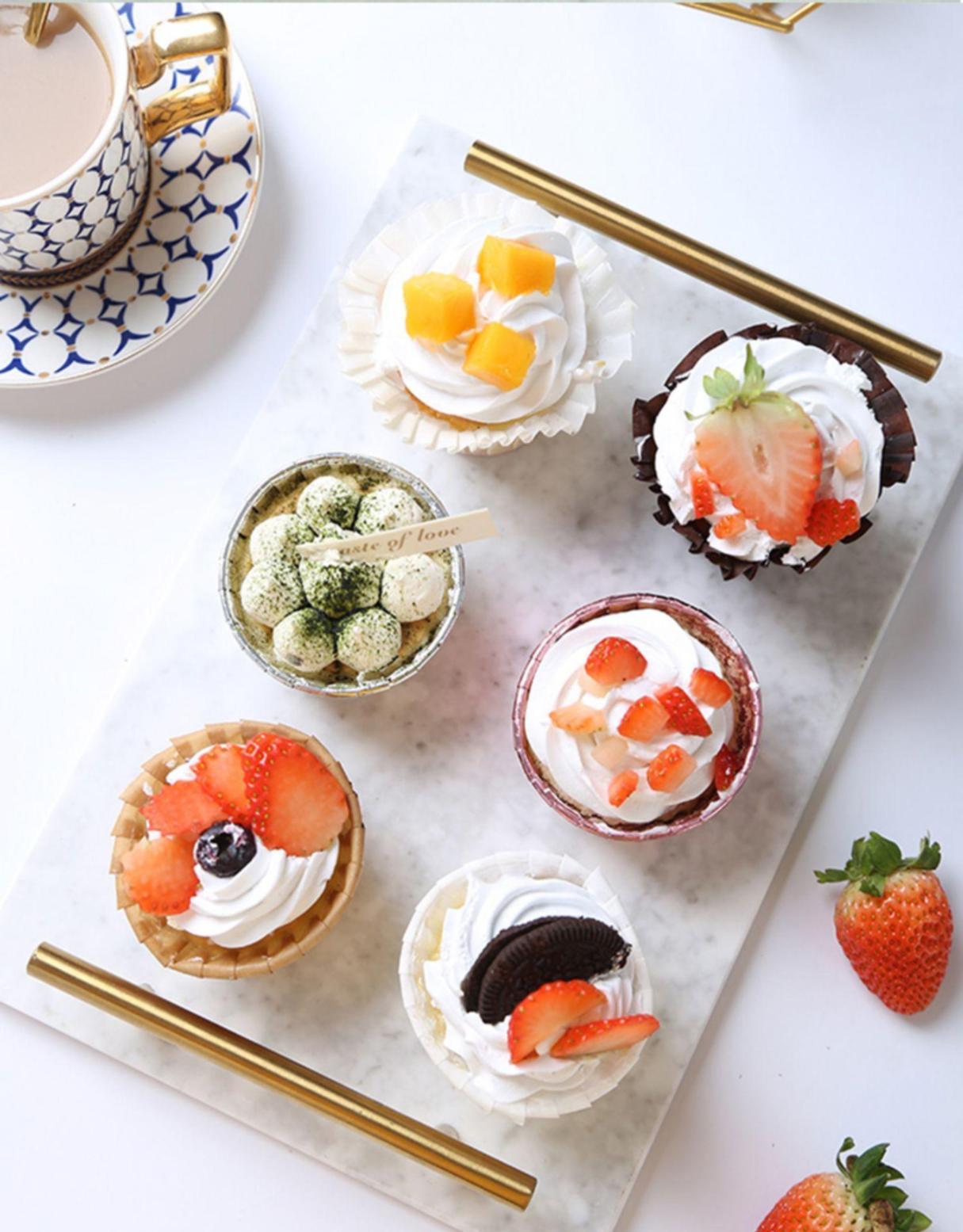 Set cupcake trái cây - Bánh sinh nhật dạng cupcake ổ