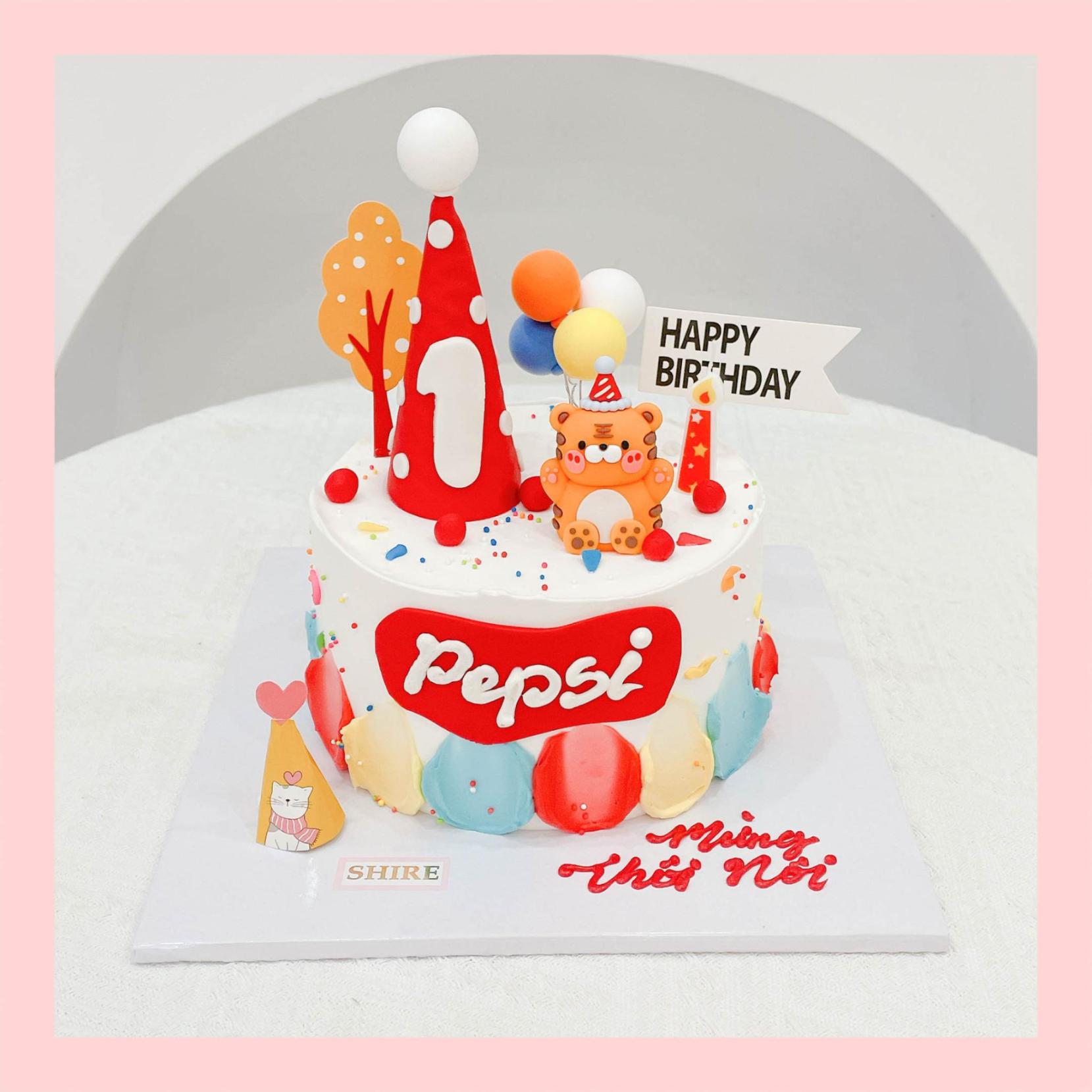 Bánh kem tuổi dần/con cọp - Bánh sinh nhật trẻ em