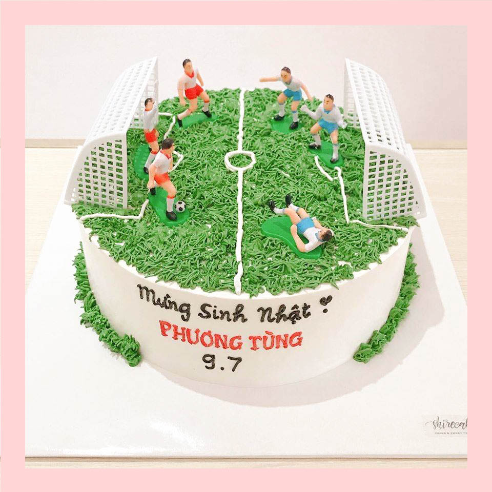 Bánh kem bóng đá - Bánh sinh nhật bé trai