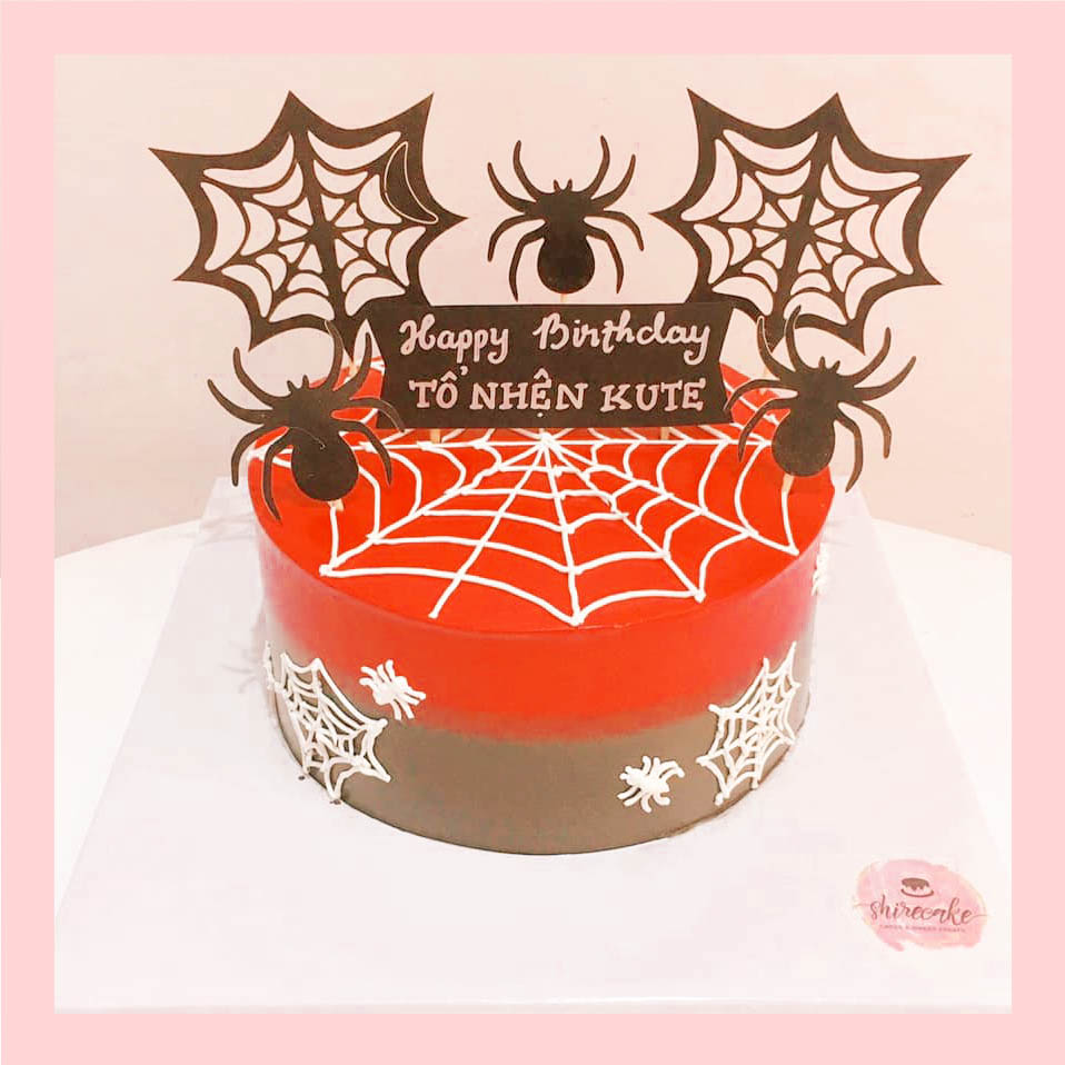 Bánh kem người nhện - Bánh sinh nhật bé trai