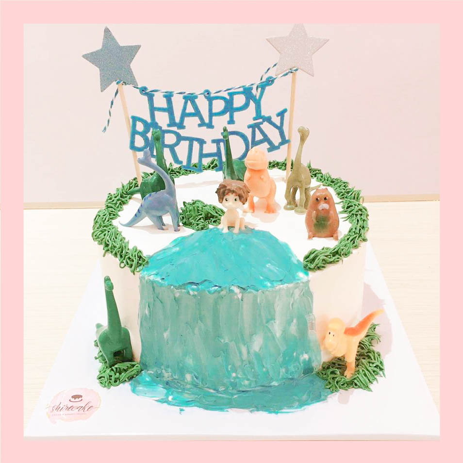 Bánh kem khủng long - Bánh sinh nhật bé trai