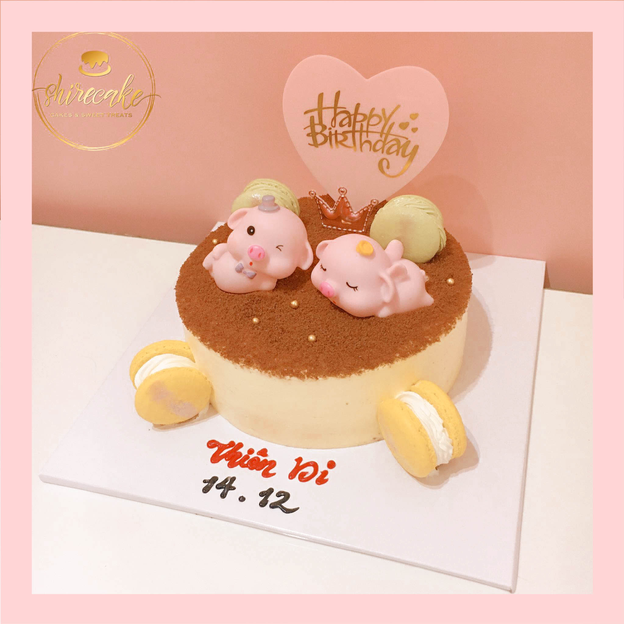 Tiramisu mẫu cho các bé- Bánh kem tiramisu dạng ổ cho trẻ em