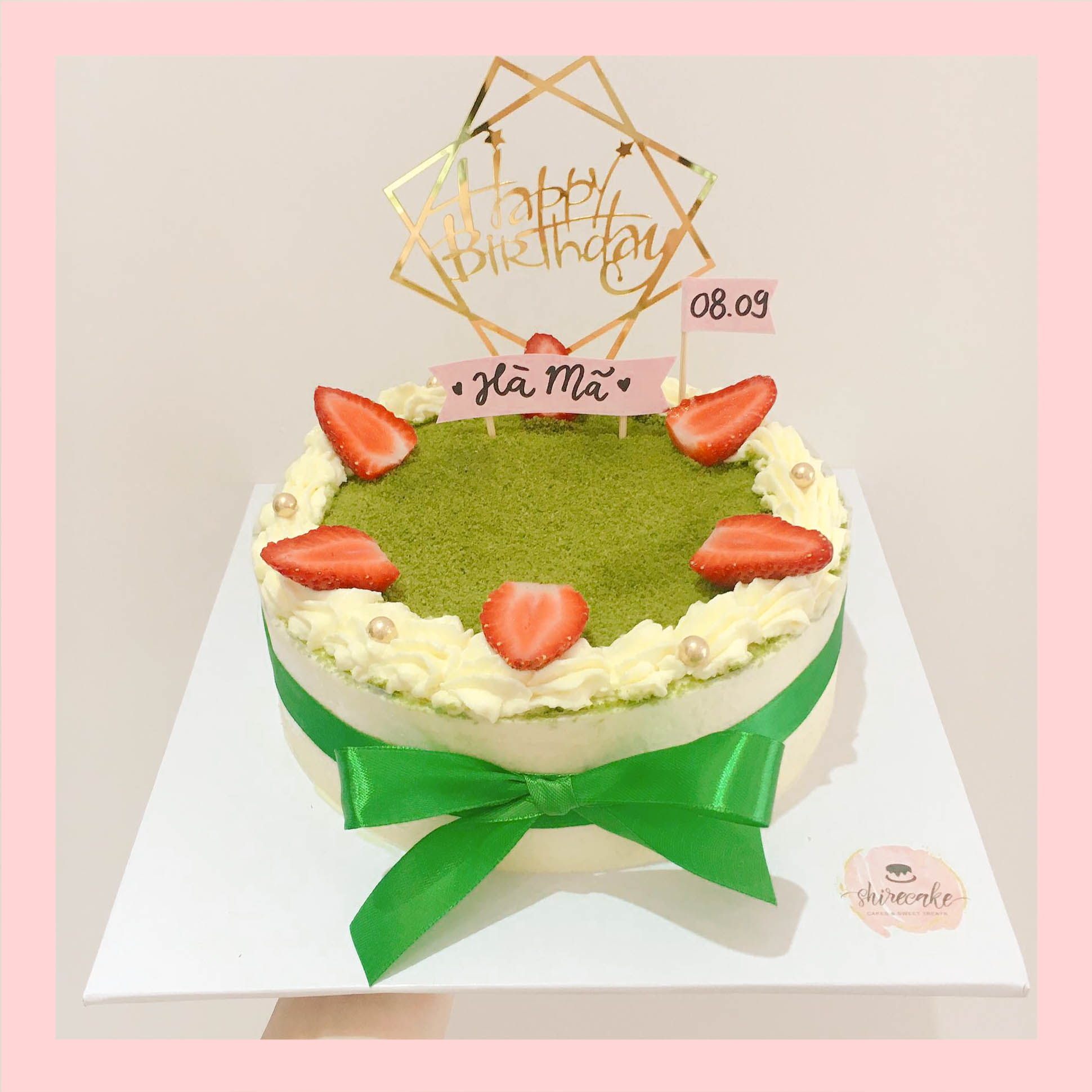 Tiramisu trà xanh  - Bánh kem tiramisu dạng ổ