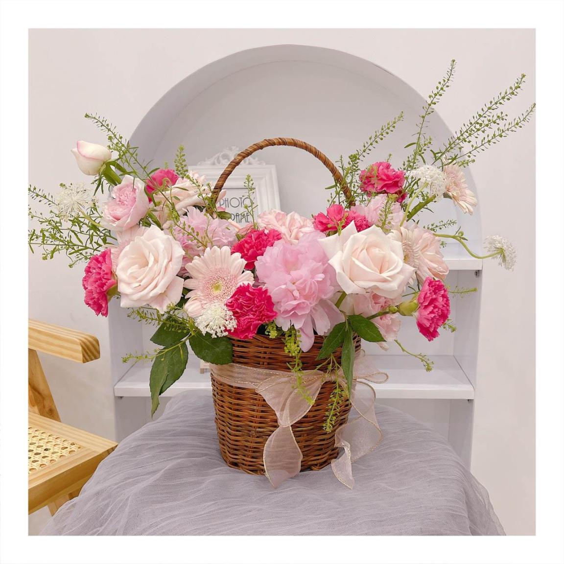 Giỏ hoa tươi mừng sinh nhật