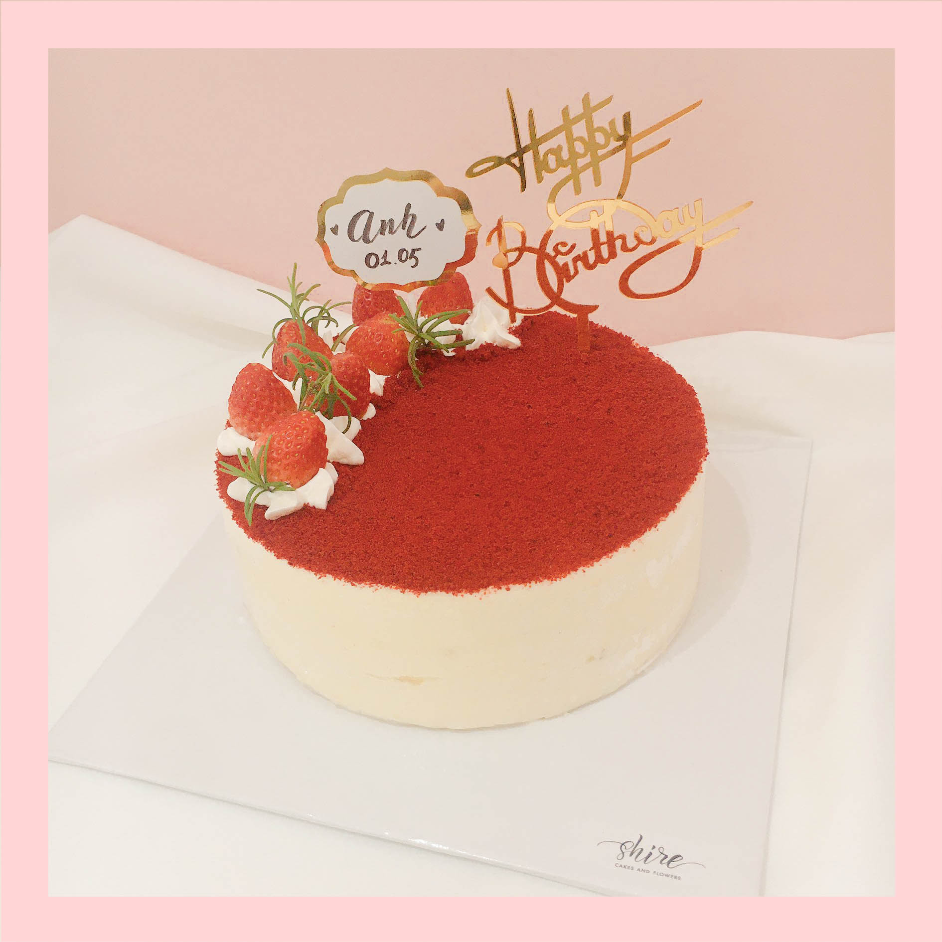 Tiramisu trang trí trái cây - Bánh kem tiramisu dạng ổ