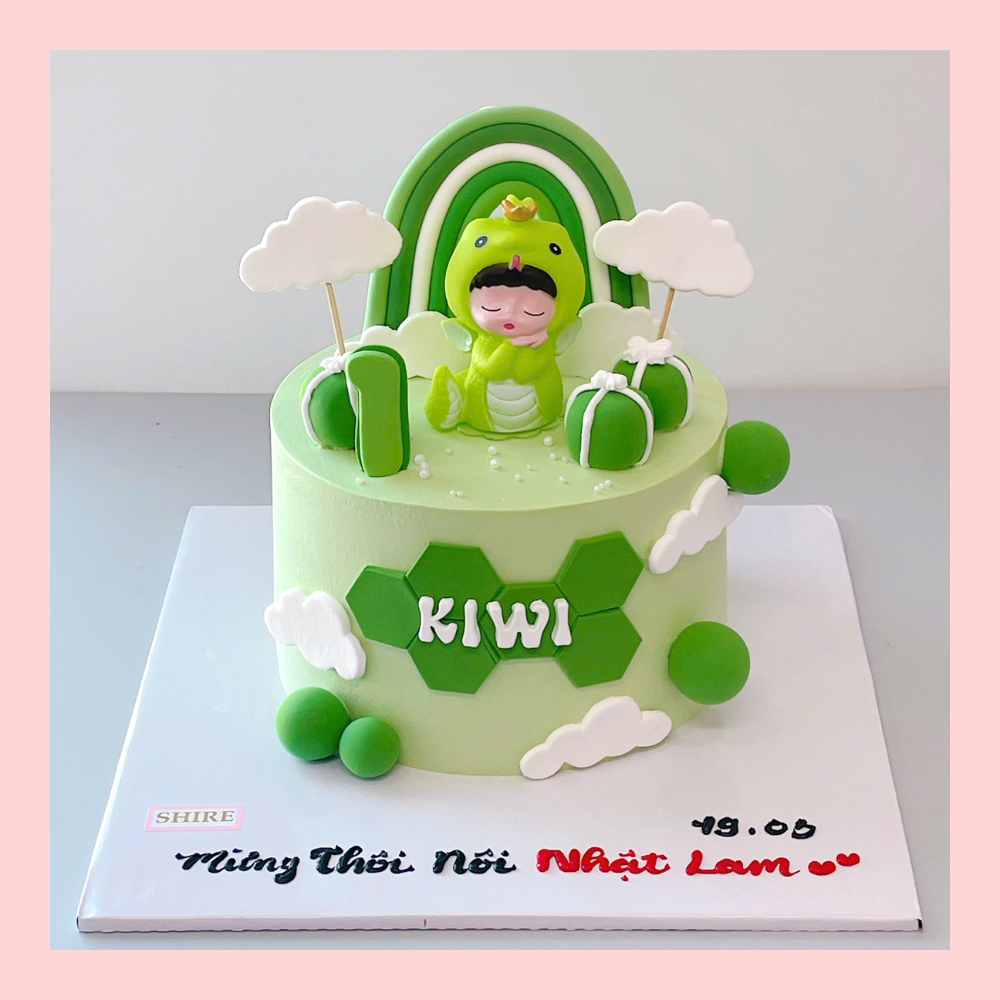 Bánh kem tuổi tỵ/con rắn - Bánh sinh nhật trẻ em