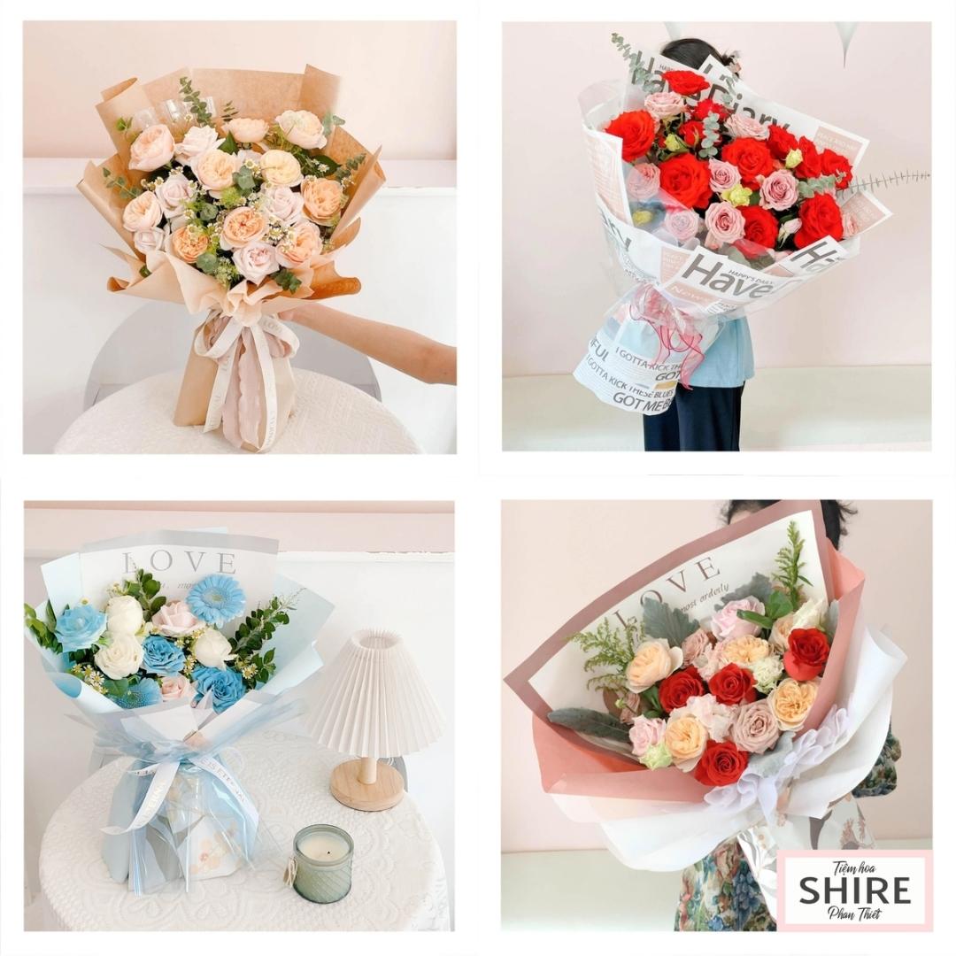 Bó hoa tươi tặng sếp nam