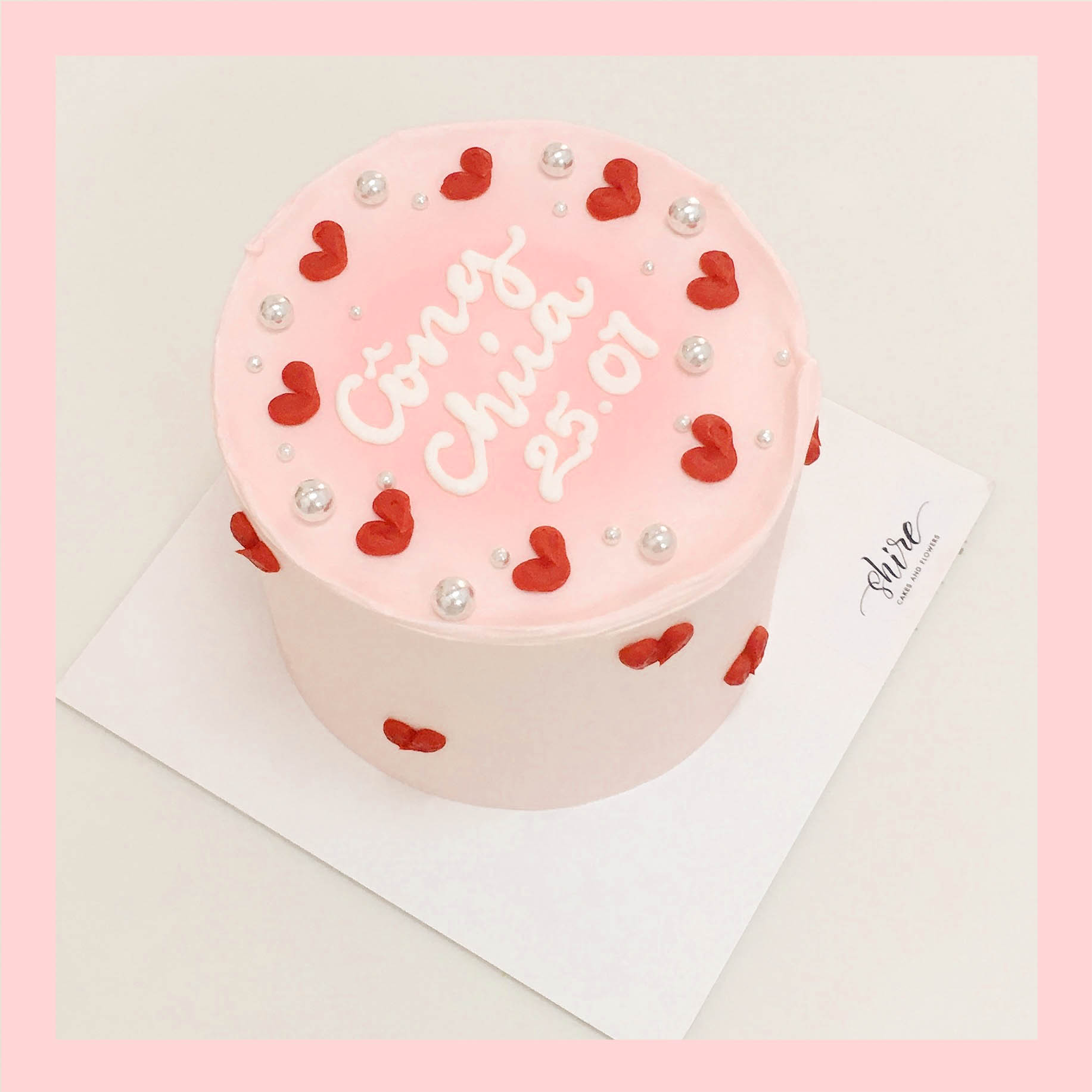 Bánh mini tình yêu/trái tim  - Bánh kem bơ mini 10-12cm