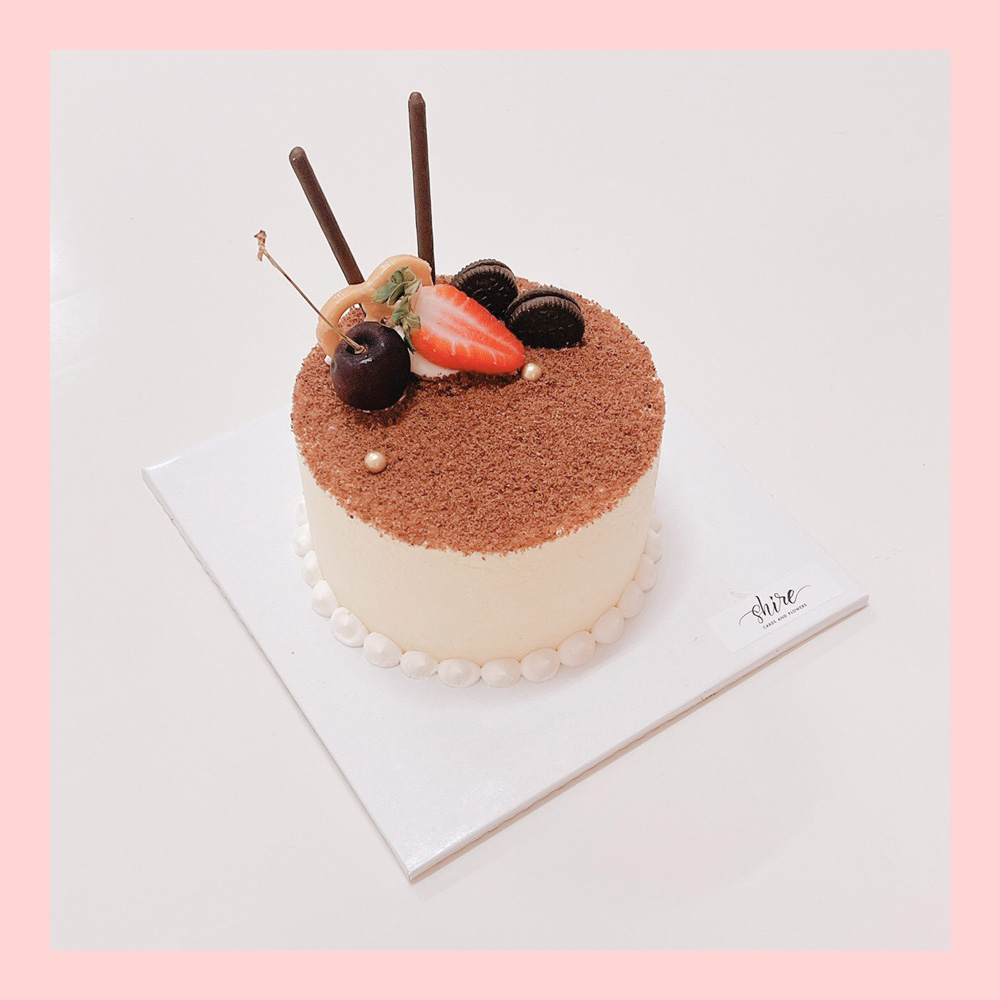 Tiramisu cỡ nhỏ 12-14cm - Bánh kem tiramisu dạng ổ