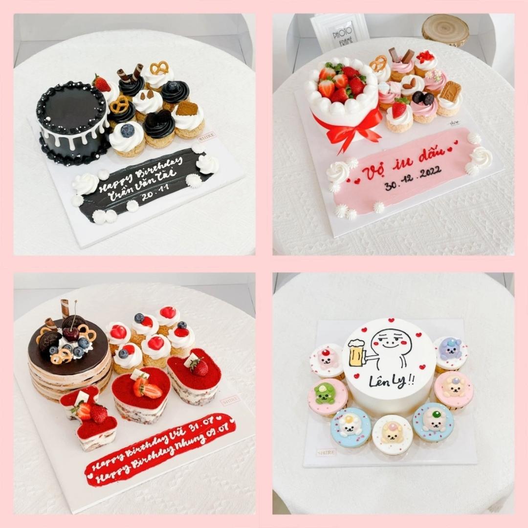 Set bánh nhiều loại