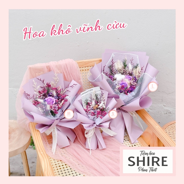 Hoa khô/Hoa bất tử size S/M/L