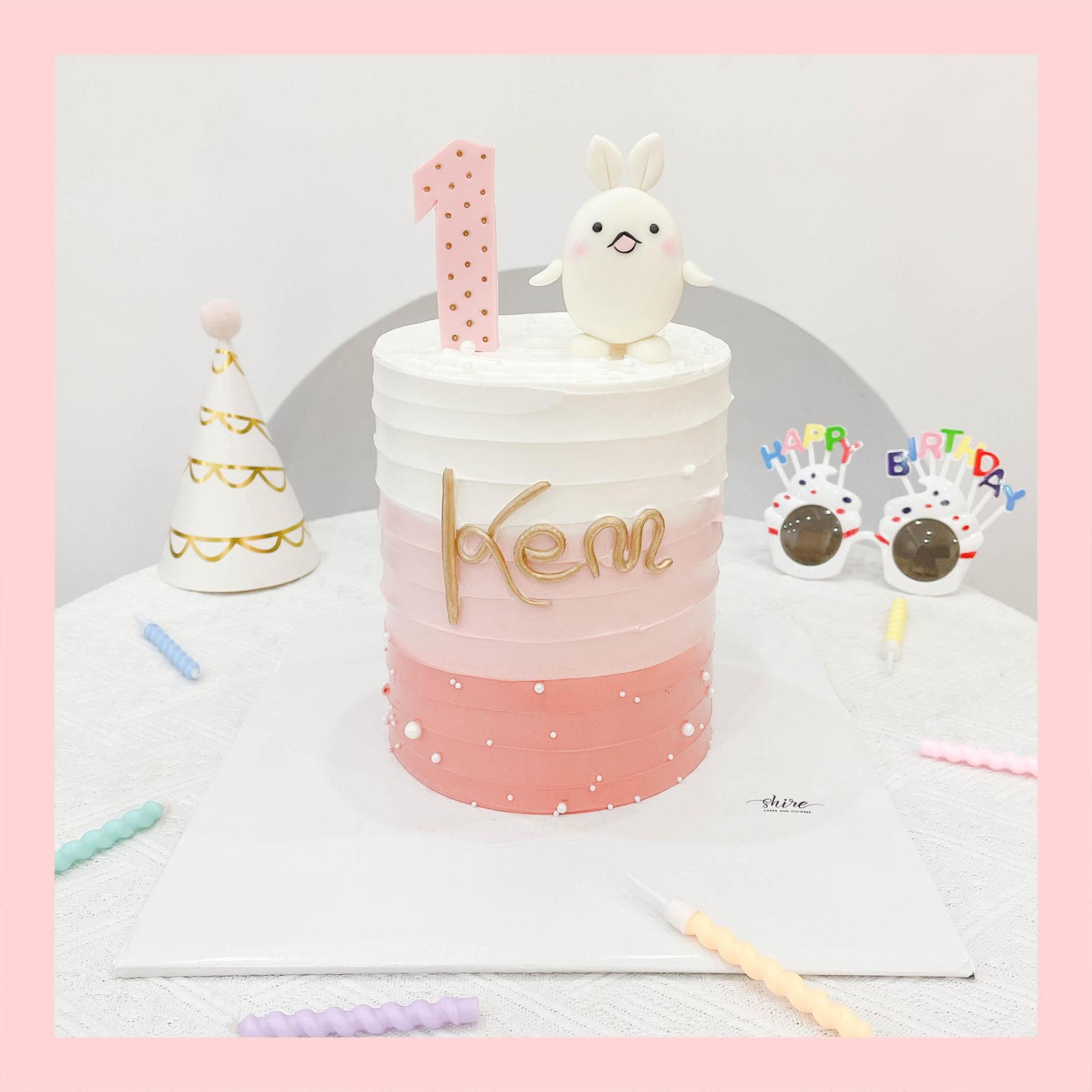 Bánh kem tạo hình con gấu/ con thỏ/ con rùa- Bánh kem fondant