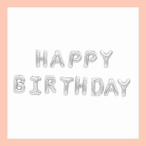 Phao chữ Happy Birthday