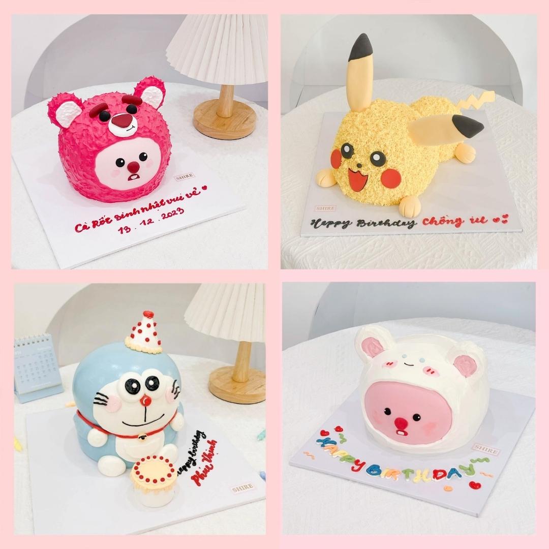 Bánh kem tạo hình nhân vật hoạt hình 3D cho các bé - Bánh kem sinh nhật