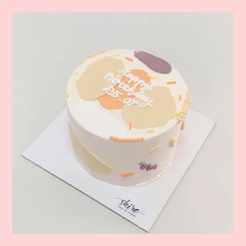 Bánh mini style Hàn Quốc -  Bánh kem bơ mini 10-12cm Korean style