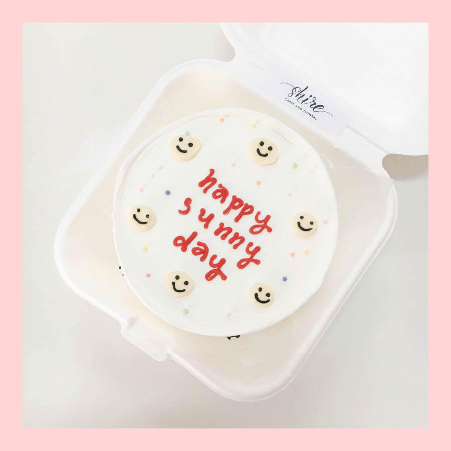 Mini Bento nhiều chủ đề - Bánh kem bơ mini hộp bã mía