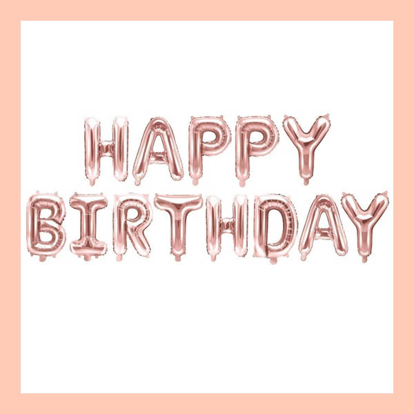 Phao chữ Happy Birthday