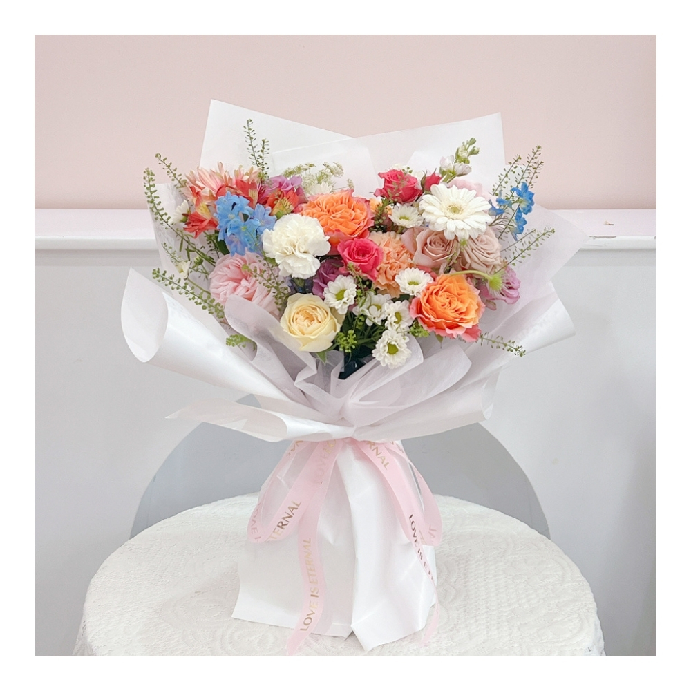 Bó hoa tươi tone mix