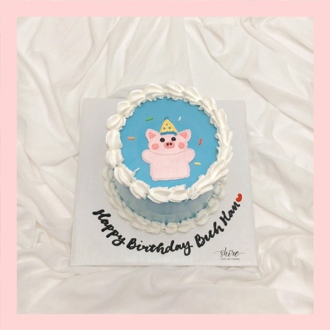 Bánh mini hình thú cute cho bé  - Bánh kem bơ mini 10-12cm