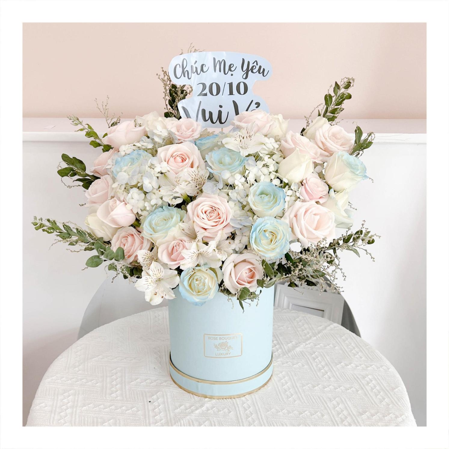 Giỏ hoa tươi mừng khai trương