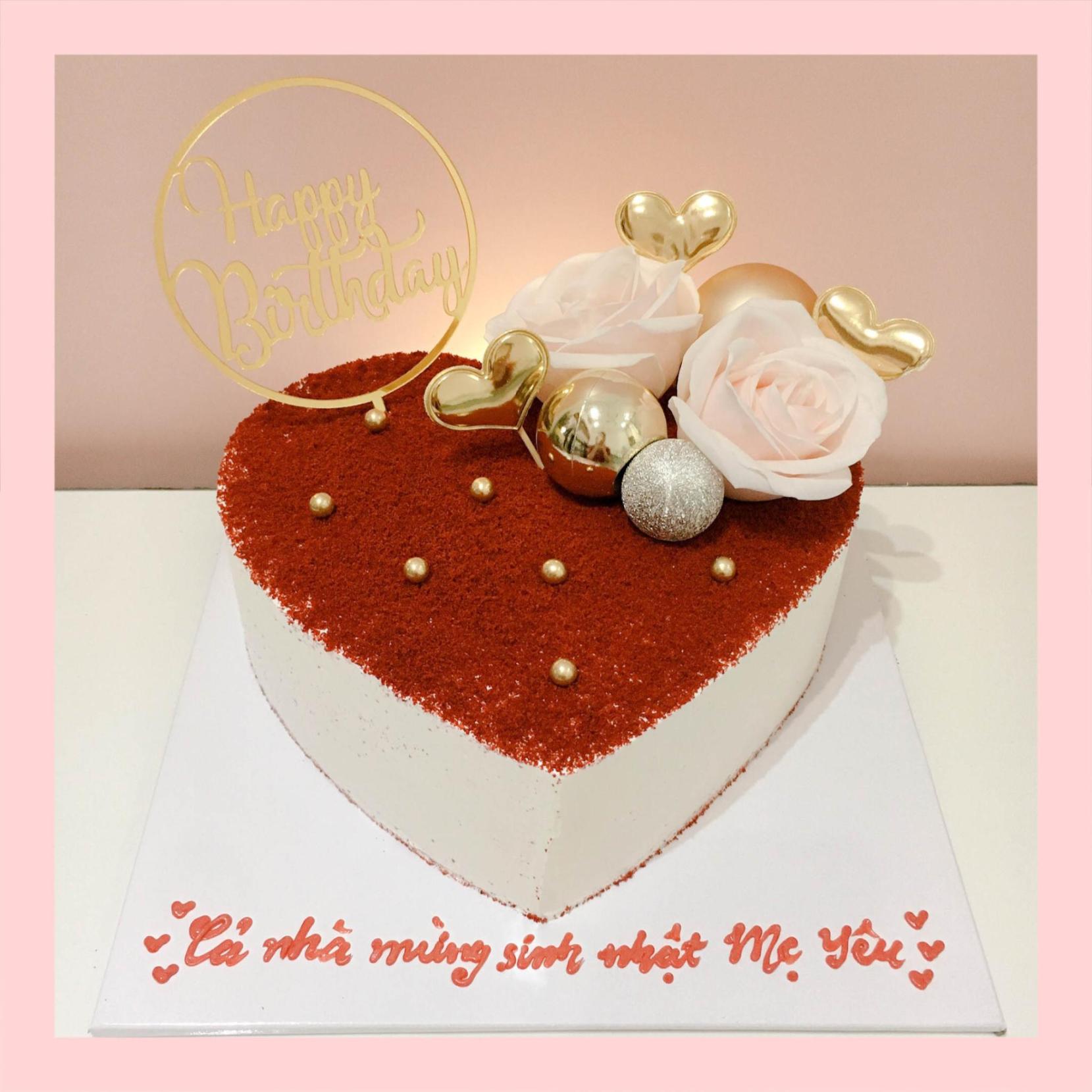 Tiramisu phủ redvelvet  - Bánh kem tiramisu dạng ổ