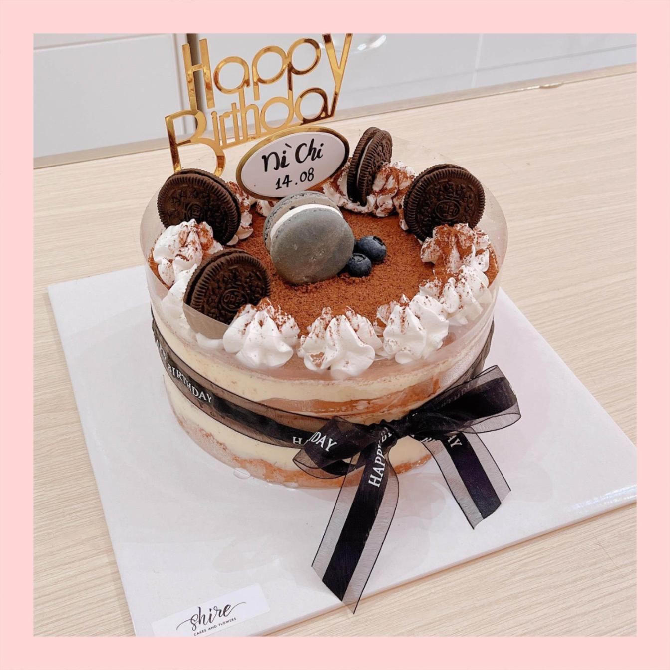 Tiramisu truyền thống tròn -  Bánh kem tiramisu dạng ổ