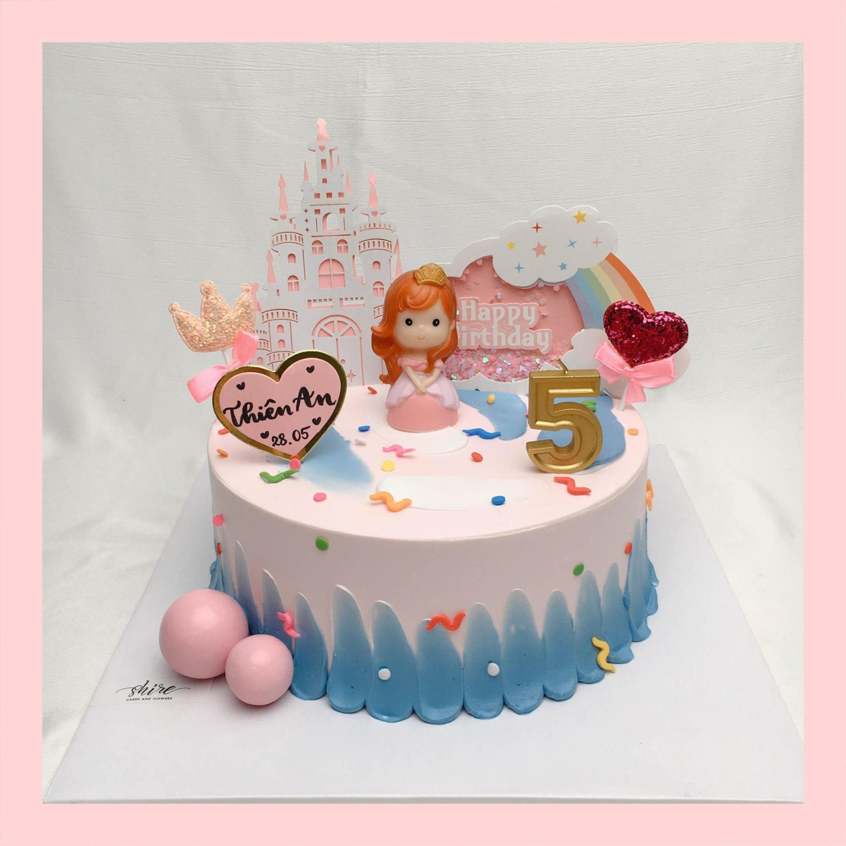 Bánh kem công chúa - Bánh sinh nhật bé gái