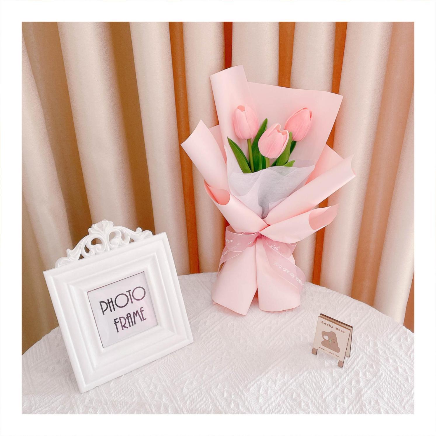 Hoa tulip PU dạng bó